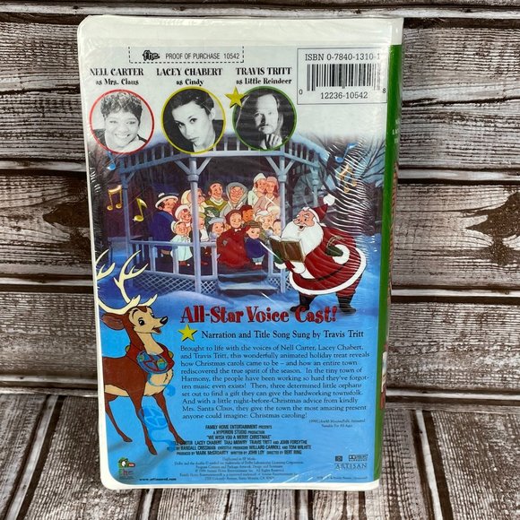 We Wish You A Merry Christmas (VHS, 1999) Animated Holiday Classic NEW SEALED - Picture 3 of 3